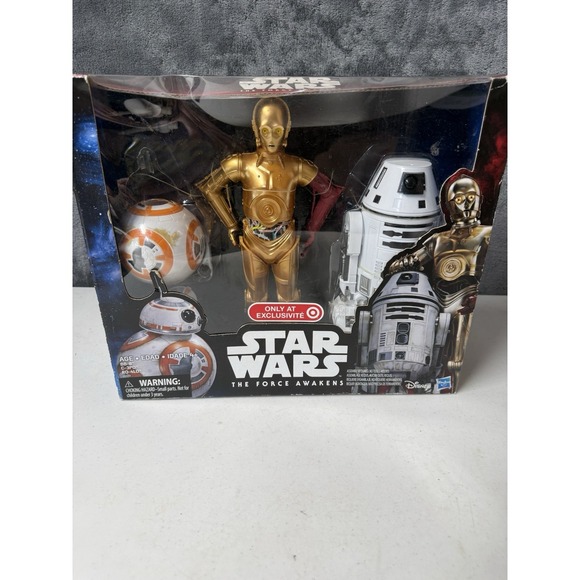 Disney Other - Star Wars The Force Awakens Droid Set New In Box C-3PO, BB-8, R0-4L0